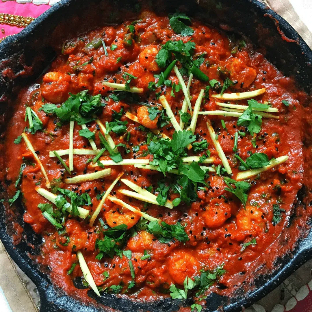 Halal Meals Keto Shrimp Karahi with Cauliflower Rice