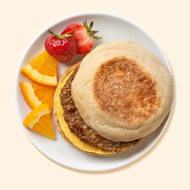 Turkey Sausage And Egg Muffin