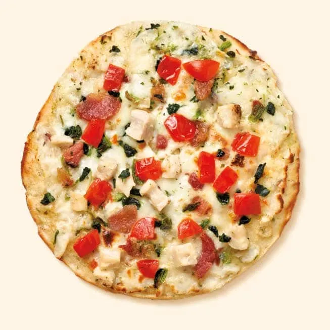 White Chicken And Bacon Ranch Pizza