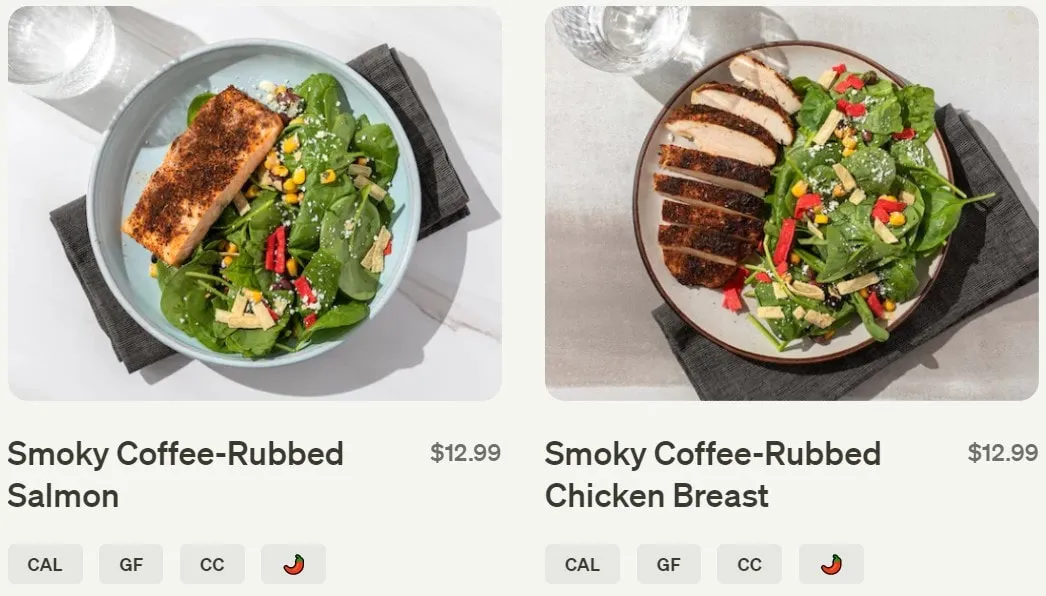 Tovala meal customization protein