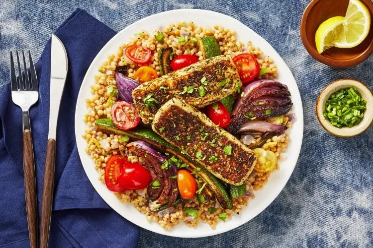 Zaatar Crusted Grilling Cheese