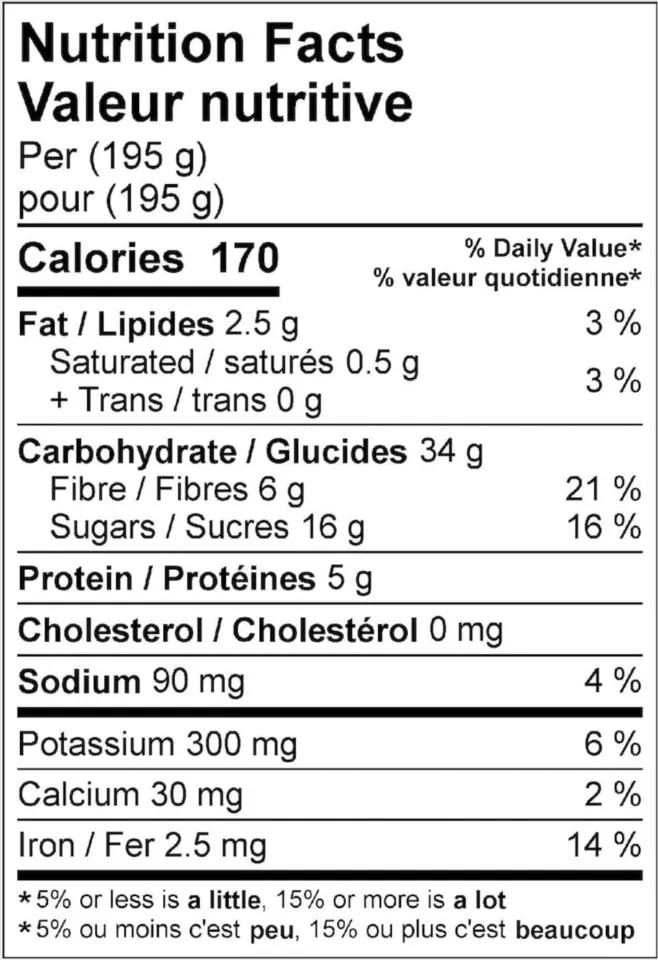 Revive Superfood Nutition Facts