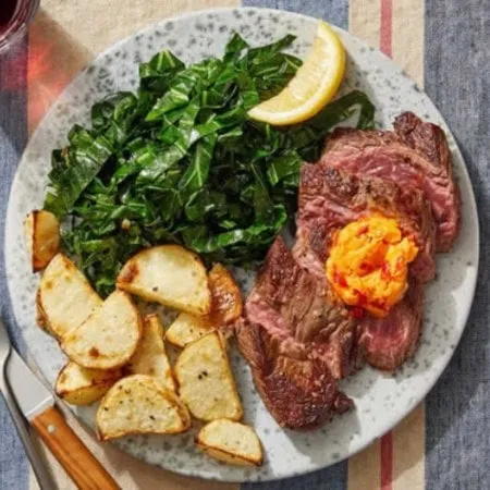 Seared Steaks and Calabrian Chile Butter