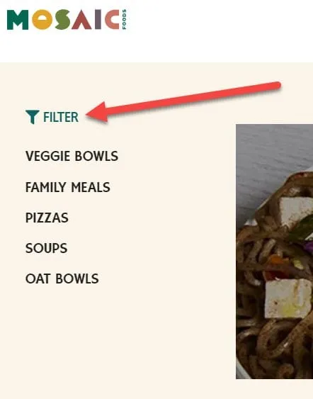 Finding Filters in ordering small