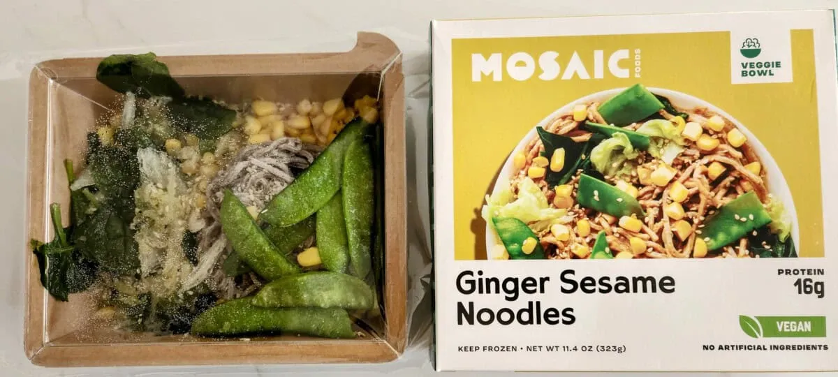 Mosaic Foods Ginger Sesame Noodles