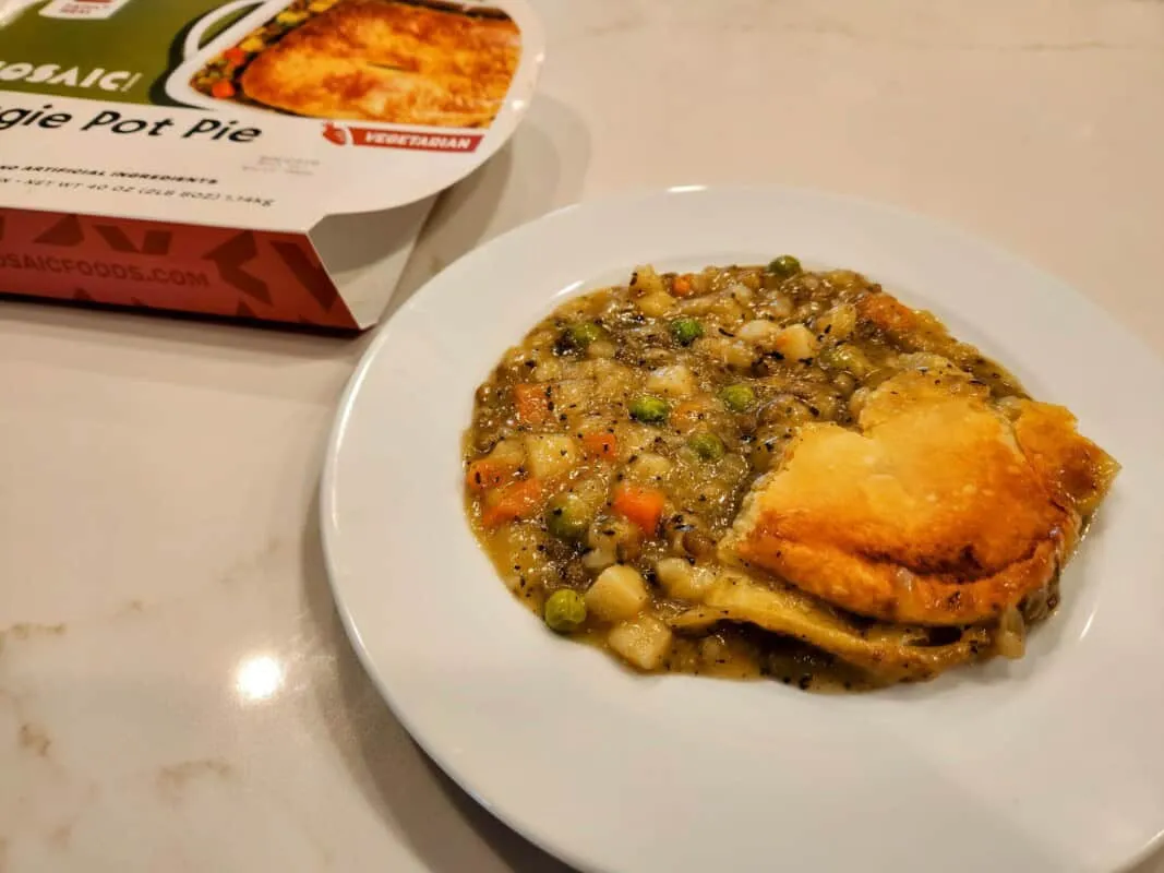 Mosaic Foods Veggie Pot pie