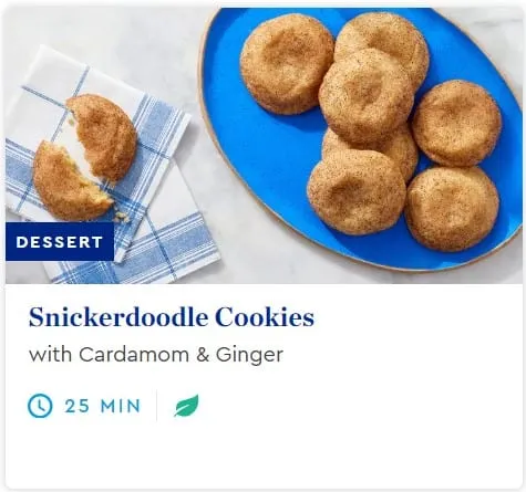 Blue Apron desserts cookies