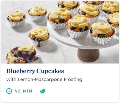 Blue Apron desserts cupcakes