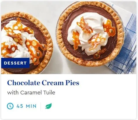 Blue Apron desserts pies