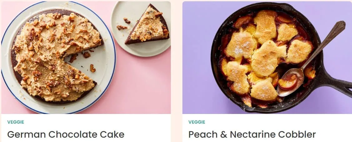 Dinnerly desserts
