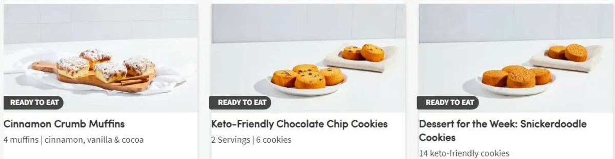 Green Chef desserts cookies muffins