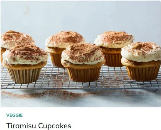 Marley Spoon desserts cupcakes