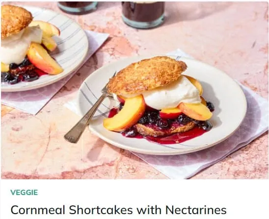 Marley Spoon desserts shortcakes
