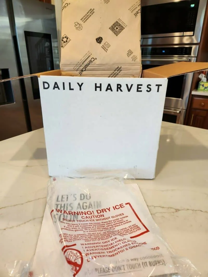 Daily Harvest packaging